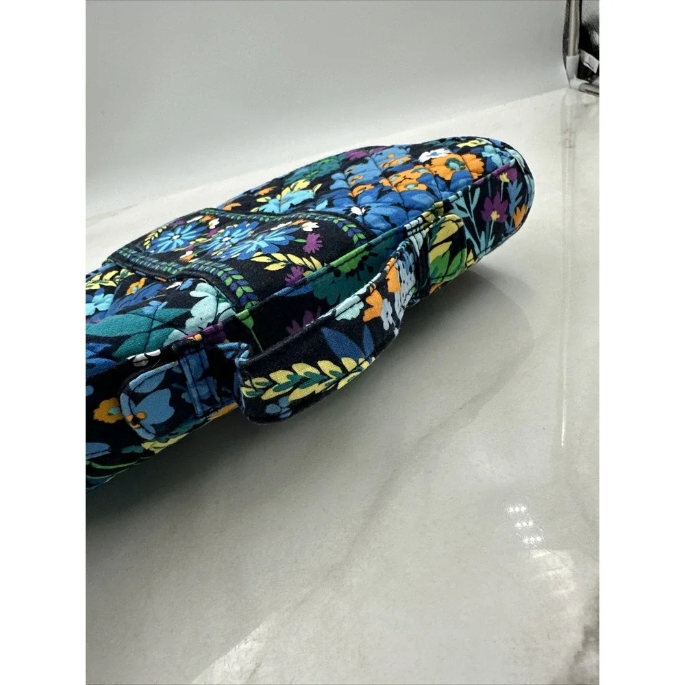 Vera Bradley Baby Changing Pad Travel Mat Blue Floral Quilted Cotton Portable